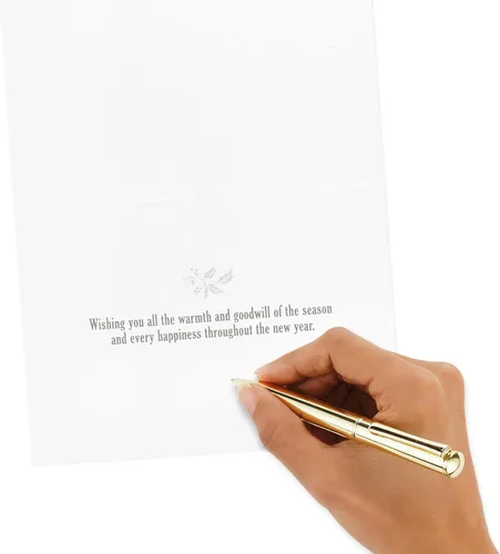 Vista 7 de Hallmark Tarjetas navideñas en caja (Cada felicidad, 16 tarjetas de Navidad y 17 sobres)
