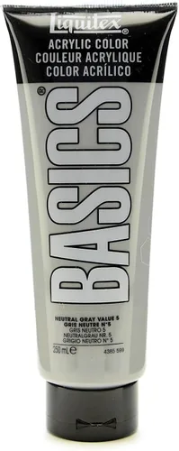 Vista 132 de Liquitex BASICS Pintura Acrílica, Tubo de 250ml (8.5 oz), Azul Ftalocianina