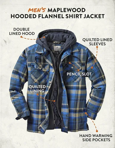 Vista 5 de Legendary Whitetails, chamarra con capucha para hombre, estilo madera de arce.