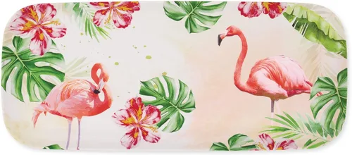 Vista 12 de UP ware at The Lake Bandeja de servir de melamina, bandeja rectangular de 15 x 6.5 pulgadas, bandeja de alimentos sin BPA para entretenimiento