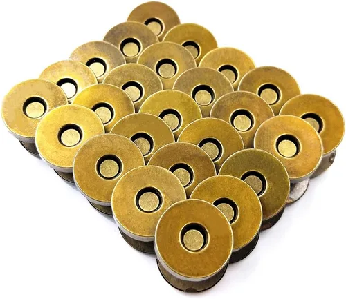 Vista 12 de 100 juegos de botones de cierre magnético, perfectos para bolsas y prendas, 14mm
