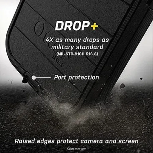 Vista 9 de OtterBox Defender Series - Funda para iPhone 13 (solo edición sin pantalla), clip de funda incluida, protección de defensa microbiana, embalaje