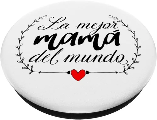 Vista 2 de La Mejor Mama Del Mundo - Regalos para mamá PopSockets PopGrip: agarre intercambiable para teléfonos y tabletas
