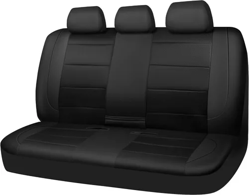 Vista 15 de CAR PASS Fundas de cuero para asientos de automóvil, cubierta universal deportiva para automóvil con esponja compuesta de 5mm