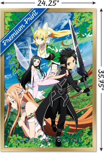 Vista 4 de Trends International Sword Art Online - Póster de pared Key Art 3