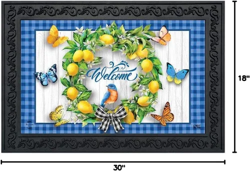 Vista 34 de Briarwood Lane Felpudo de flores americanas