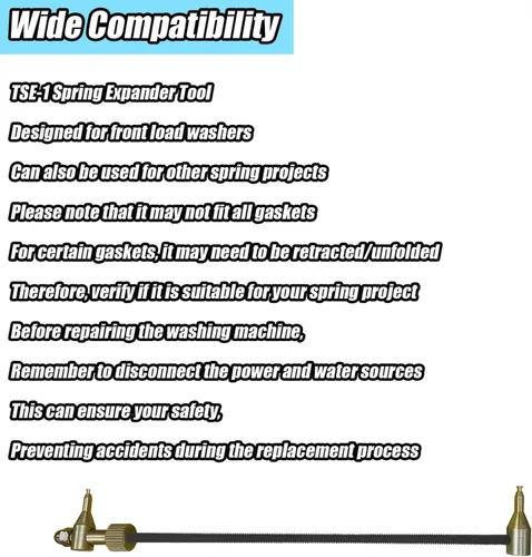 Vista 4 de TSE-1 Herramienta de expansión de resorte para lavadora/herramienta de extracción de resorte para fuelle de hidromasaje Junta de arranque