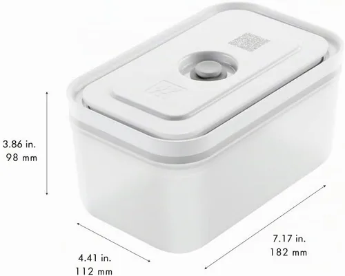Vista 3 de ZWILLING Recipiente hermético mediano de almacenamiento de alimentos Fresh & Save, contenedor de preparación de comidas, sin BPA