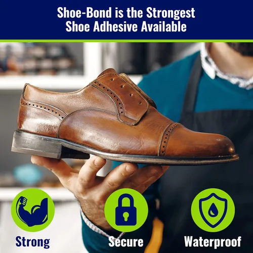 Vista 3 de Pegamento para zapatos - Grado profesional, transparente, impermeable, de secado rápido, ideal para botas de senderismo, zapatillas, sandalias y más