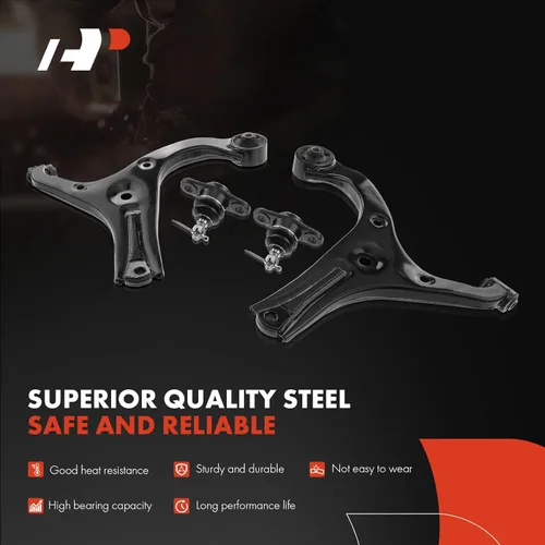 Vista 3 de A-Premium Juego de 10, brazo de control inferior delantero, barra estabilizadora, rótula inferior, extremo de barra de acoplamiento exterior