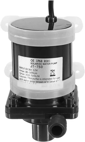 Bomba de sumidero sumergible DC 12V Motor de bomba de agua accionado solar 700L/H Bombas sumergibles magnéticas sin escobillas Bomba de transferencia
