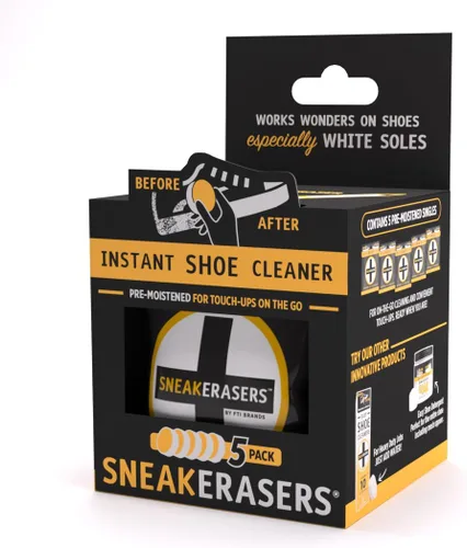 Vista 8 de SneakERASERS Instant Sneaker Cleaner Sponge, Effective Shoe Cleaning for White Sneakers, Tennis Shoes