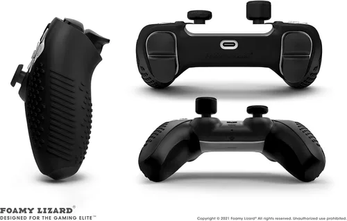 Vista 5 de Foamy Lizard SensePro - Funda para controlador PS5 Compatible con muelle, suave y plana antideslizante de gel de silicona con tachuelas