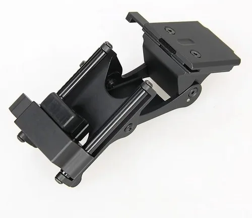 Vista 3 de Rhino Mount adaptador de casco Full Metal NVG Mount para PVS 14 visión nocturna gafas mortaja y estructura de articulación espiga