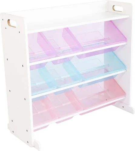Vista 14 de Humble Crew Unicorn Toy Storage Organizer with Shelf