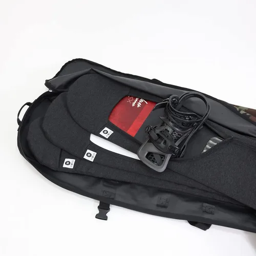 Vista 5 de MONS Funda Protectora de Snowboard de Forro Suave con Encuadernación Abierta