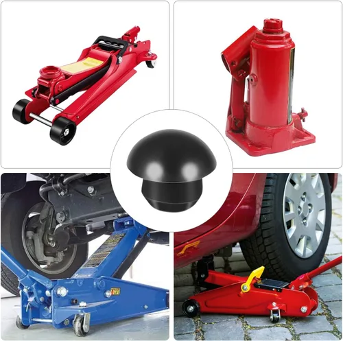 Vista 8 de Llenadora hidráulica de goma negra, tapones de llenado de aceite de gato, 25 unidades, enchufe de piso Jack de piso, enchufe de llenado de aceite