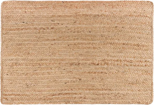 Vista 14 de REDEARTH · Alfombra Redonda – Alfombra de Yute Natural Embrace de 5 Pies, Trenzada Festoneada de Abaca, Hecha por Artesanos, Alfombras de Yute
