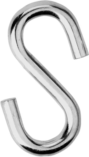 Flammi - Paquete de 2 ganchos en S resistentes para colgar hamacas, plantas oscilantes, máximo 500 libras, 3 pulgadas de largo y 5/16 pulgadas de