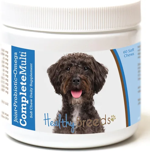 Vista 82 de Healthy Breeds Cavalier King Charles Spaniel - Multivitamínico todo en uno, completo con probióticos, glucosamina, condroitina y omegas, 60