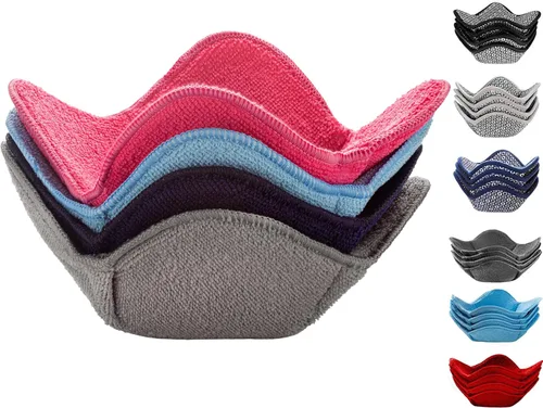 Vista 9 de Sheff Juego de 4 Fundas Acogedoras para Tazones de Microondas - Duraderas y Confiables para Platos y Recipientes Calientes y Fríos - Regalo Ideal 2
