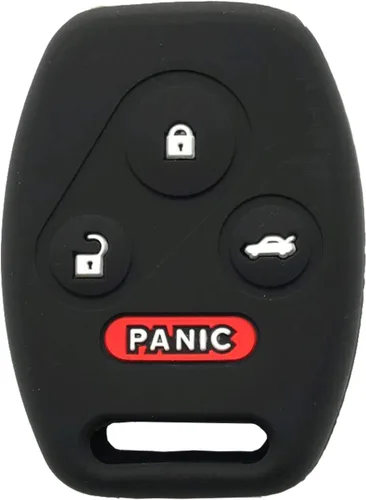 Vista 2 de Funda protectora de silicona para llavero Honda Accord Civic Hybrid EX 2003-2012 CR-V Pilot EX SE 2005-2006 Pilot Odyssey Fit 2009-2015 Element