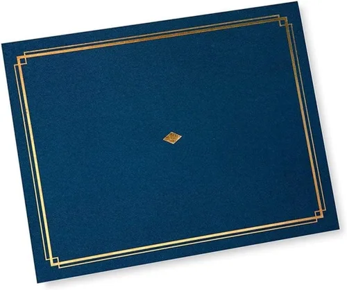 Vista 6 de Gartner Studios Kit de certificado, incluye 6 soportes para certificados de 8.5 x 11 pulgadas, color negro con detalles dorados