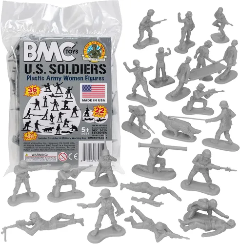 Vista 10 de BMC - Figuras de plástico para mujer, 36 unidades, color azul, fabricadas en Estados Unidos