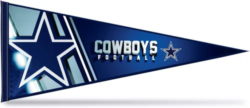 Vista 20 de Rico Industries NFL Football Primary 12" x 30" Felt Wall Décor Pennant - Great for Home/Bed Room/Man Cave Décor