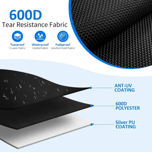 Vista 6 de Funda para altavoz de 8 pulgadas PA/DJ con alimentación montada en soporte, fundas para altavoces al aire libre con protección UV, resistente al