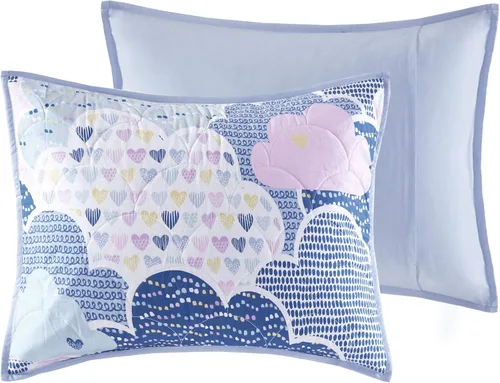 Vista 7 de Intelligent Design - Funda para cama infantil con estampado de unicornio, vibrante y divertido estampado de unicornio, ropa de cama para niños