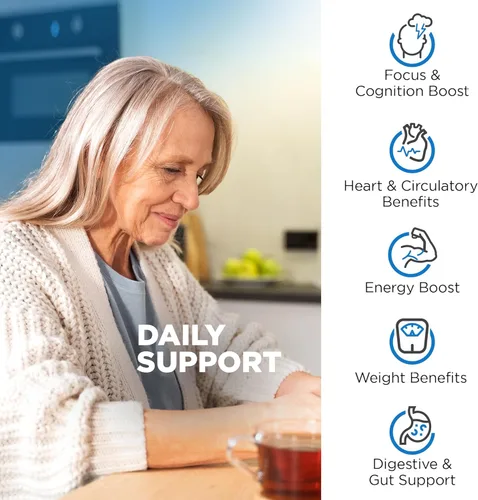 Vista 6 de Nutrivein Paquete de suplementos de berberina y suplementos de berberina coreano de panax de alta absorción: complejo de berberina de alta absorción