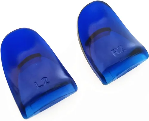 Vista 3 de Extensores de gatillo L2 R2 Ps4 (1 par de disparadores L2 R2, 4 tapas de joystick, 2 pares de calcomanías de barra de luz LED), para controlador