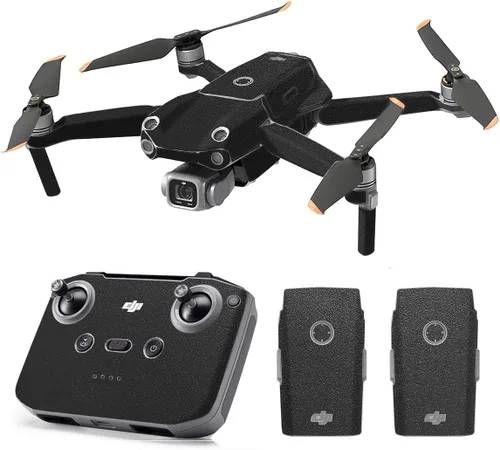Vista 17 de SopiGuard Skin for DJI Mavic Air 2s Juego completo de calcomanías de vinilo de precisión + controlador + 3 fundas de batería (blanco mate)