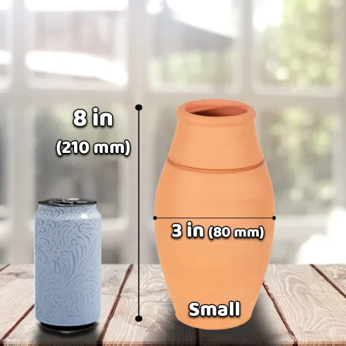 Vista 8 de Olla de arcilla hecha a mano para Testi Kebab, olla de barro sin glasear para cocinar, ollas de cocina de arcilla, auténtico kebab tandoori