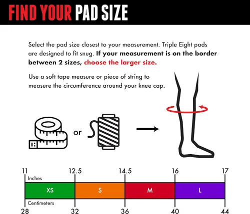 Vista 4 de Triple Eight Rodilleras de calle para patinaje y Roller Derby con correas ajustables (1 par)