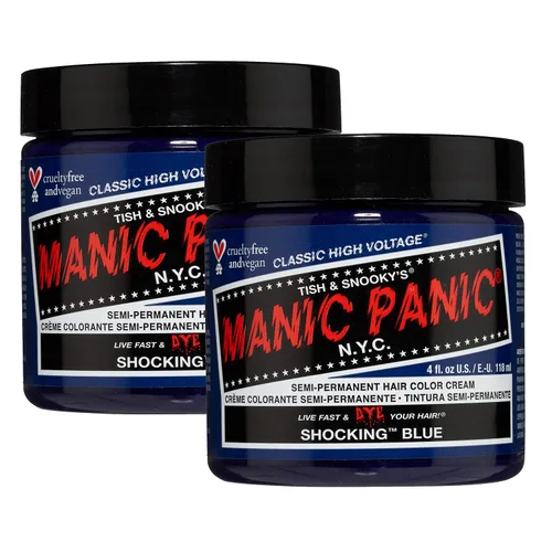 Vista 64 de Manic Panic - Crema clásica para teñir los cabellos de color naranja psicodélico y estilo atardecer. Fórmula semi-permanente.