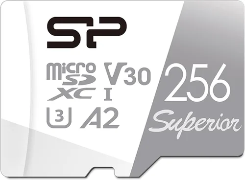 Vista 9 de Silicon Power 128GB Superior Micro SDXC UHS-I (U3), V30 4K A2, Tarjeta MicroSD de alta velocidad con adaptador