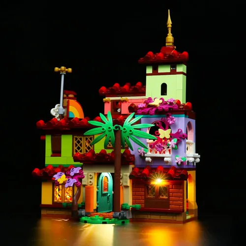 Kit de luz LED solamente, compatible con Lego Encanto Madrigal House 43202 – Kit de luz solamente, no viene con el modelo