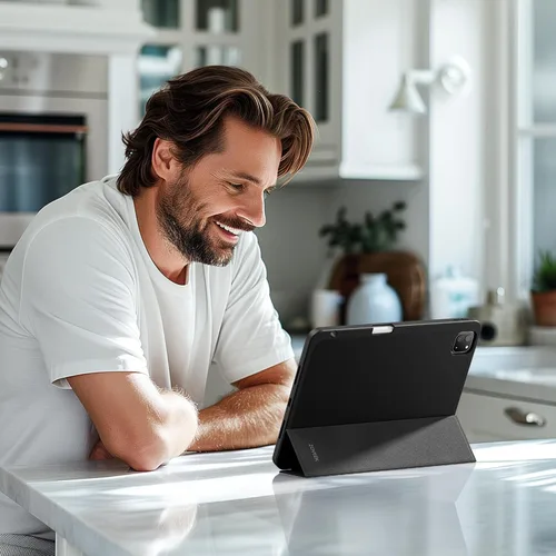 Vista 6 de ZOVEEK - Funda para iPad Pro de 11 pulgadas 4ª/3ª/2ª/1ª generación (2022/2021/2020/2018) con soporte para lápices, funda inteligente magnética