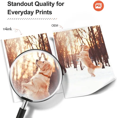 Vista 12 de v4ink 201X Remanufactured Toner Cartridge Replacement for HP 201X CF400X 201A CF400A High Yield Black Toner for use in HP Color Pro M252dw M252n MFP