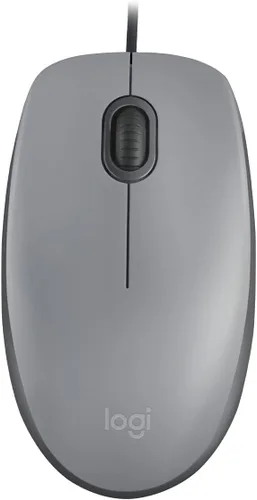 Vista 6 de Logitech Ratón USB con cable M110, botones silenciosos, cómodo diseño de uso de tamaño completo, PC/Mac/computadora portátil ambidiestro - azul