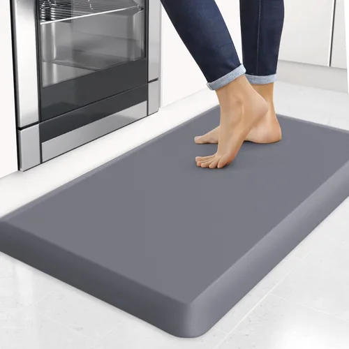 Vista 16 de Tapetes de cocina de 4/5 pulgadas de grosor para el piso, StepRite alfombra de cocina para escritorio de pie, antideslizante, más grueso, resistente