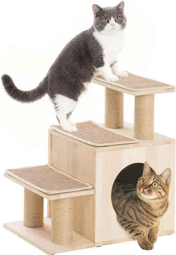 Escaleras para mascotas 3 en 1 para gatos, escalones de mascotas
