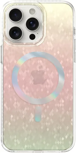 Vista 80 de LONLI Hue - para iPhone 15 Pro [Compatible con Magsafe] - Funda de teléfono floral dorada - [Amortiguador de 360° absorbente de impactos] - Funda