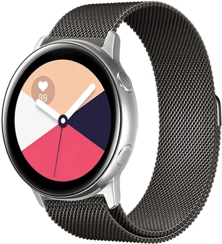 Vista 2 de Compatible con Galaxy Watch 3 1.772 in/Samsung Galaxy Watch 1.811 in/Gear S3 Frontier/Classic Band, correa de acero inoxidable de 0.866 pulgadas