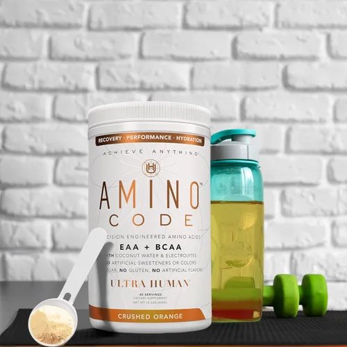 Vista 9 de Ultra Human Amino Code Aminoácidos esenciales + BCAA + electrolitos de agua de coco Bebida energética de aminoácidos saborizados