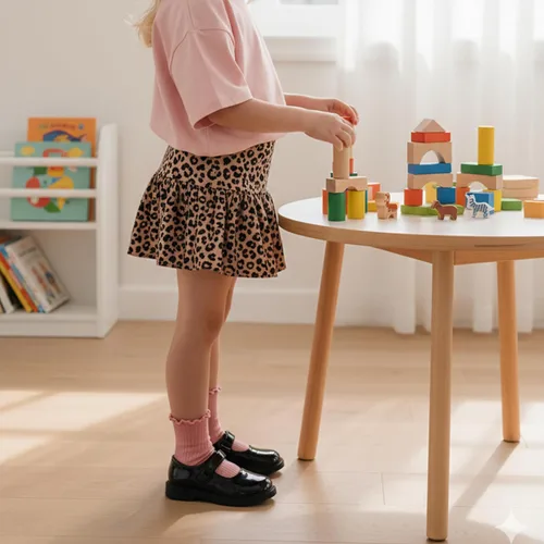 Vista 3 de JAKIDAR Calcetines con volantes para bebés y niñas, 6 pares de calcetines de algodón suave con volantes para bebés y niñas