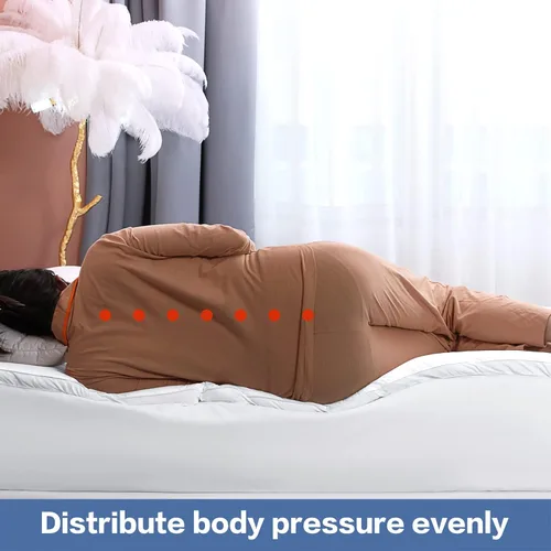 Vista 4 de COHOME Cubrecolchón Tamaño Individual Extra Grueso Refrescante Almohadilla de Colchón Parte Superior de Algodón 400TC Relleno Alternativo de Plumón