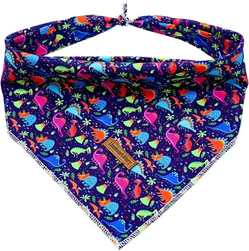 Vista 31 de Lionheart glory Bandana de Halloween para perros 1 paquete Bufanda suave lavable para perros, pañuelo cuadrado ajustable para perros pequeños